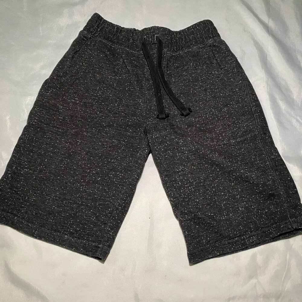 Grey youth boy jogger shorts